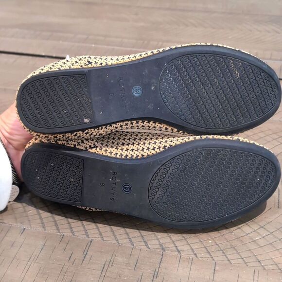 Rothy's The Loafer in Gold Houndstooth Sz 8 - Picture 10 of 12